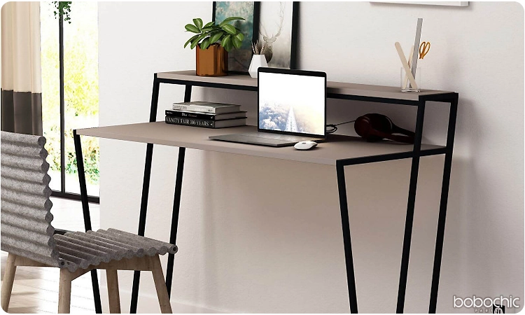 Un bureau compact et design saura participer à l'aura de votre déco