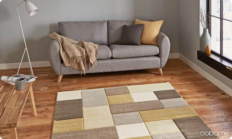 Le style Japandi fait la part belle aux tons clairs et neutres (tapis London)