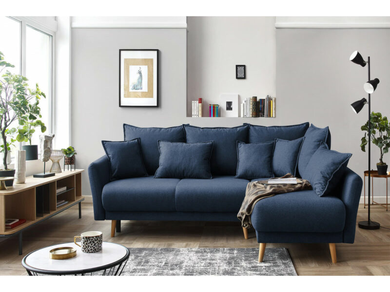 Comment décorer mon salon avec un canapé bleu