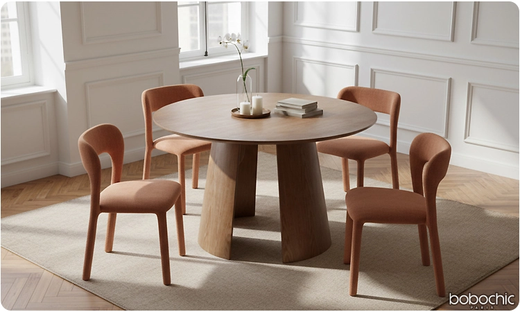 Apportez une touche cocooning avec des fauteuils de table