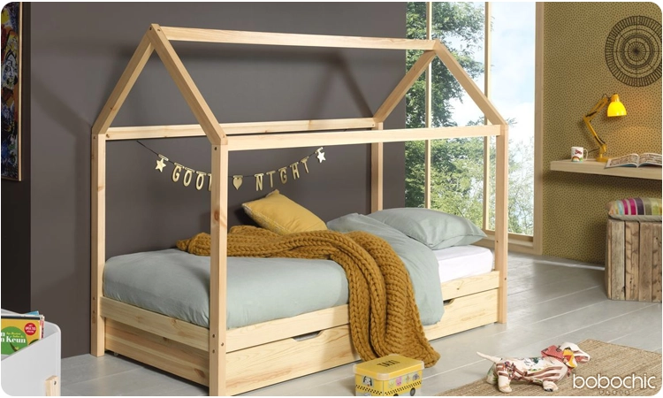 Le lit cabane, originalité, douceur et praticité au quotidien