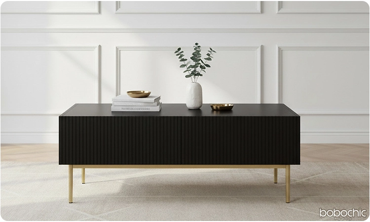 La table basse noire : le must-have intemporel pour votre salon
