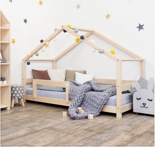Le lit cabane LUCE, où comment votre enfant se créera son petit cocon personnel.