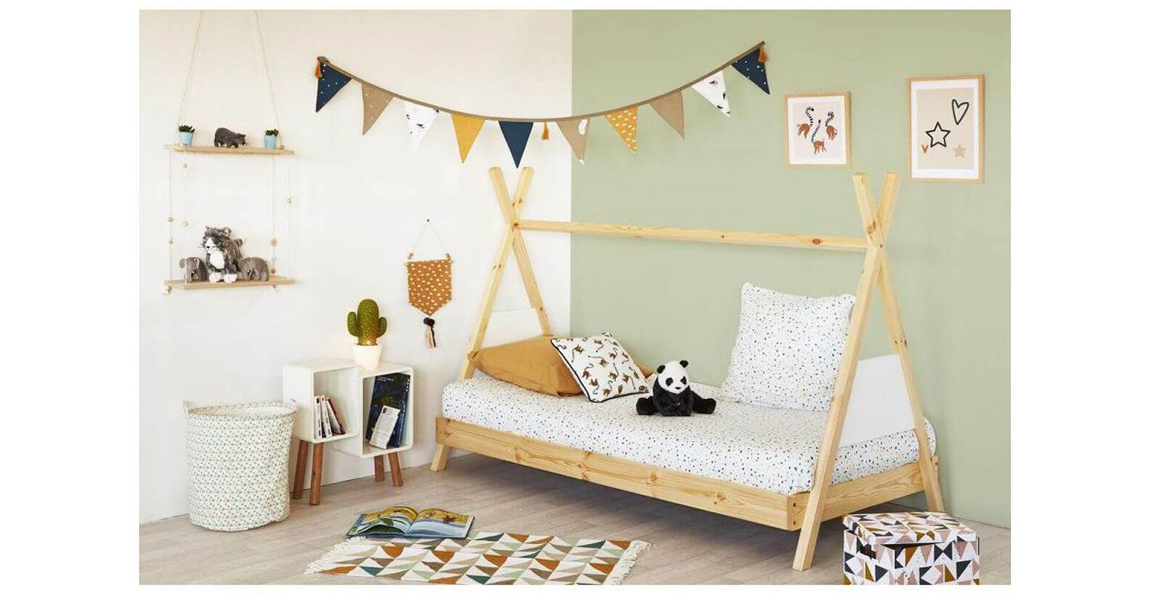 Le lit INDI, le lit parfait pour meubler la chambre de votre enfant.
