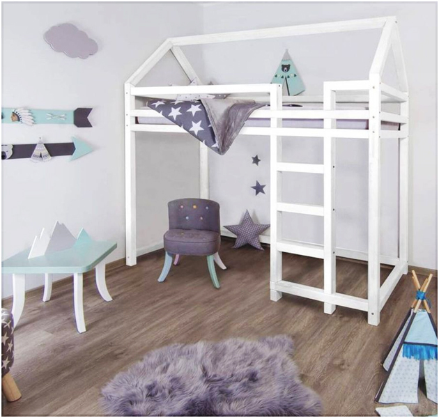 Le lit mezzanine NESTOR, l'alliance entre confort et praticité.