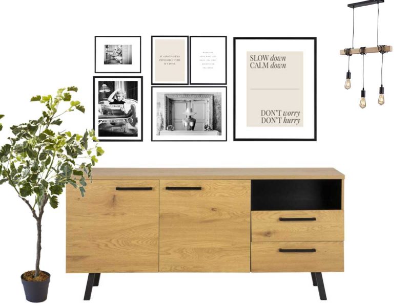 Que mettre comme déco au dessus d'un buffet