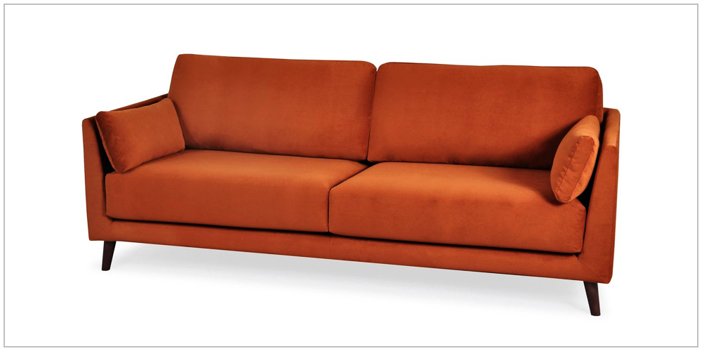 Le canapé MONTMARTE, droit fixe, un compromis entre taille et confort