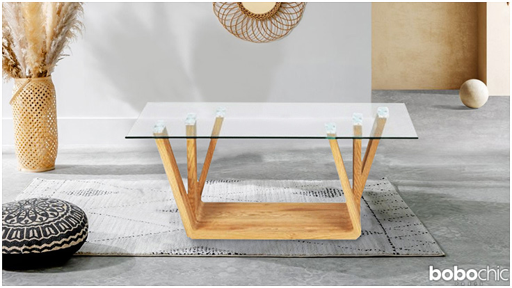 La table basse NINA, asymétrique et magnifique