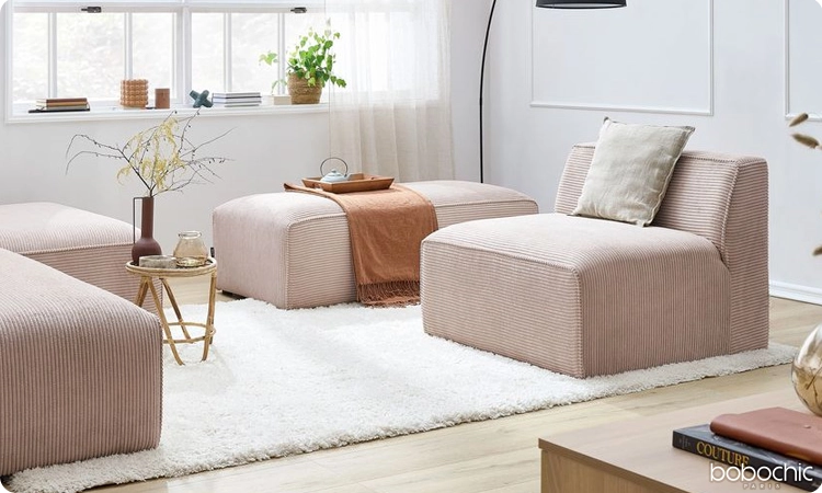 Tendance déco : le salon nude