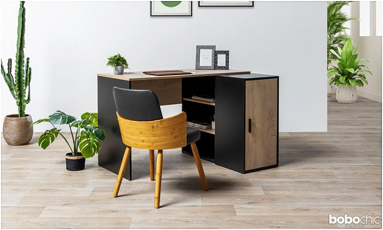 Créer votre espace de travail unique avec le petit bureau d'angle BERLIN !