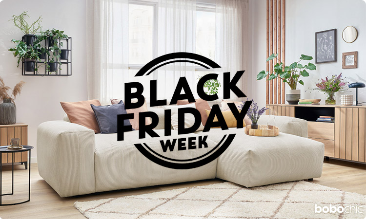 Laissez-vous séduire par les offres canapé de la Black Friday Week de Bobochic !