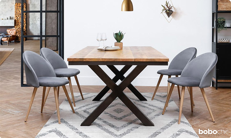 Avec la table à manger ORSAY, votre salle à manger sera aussi élégante que conviviale !
