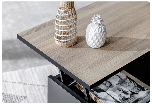 Table basse relevable : optimiser facilement votre espace