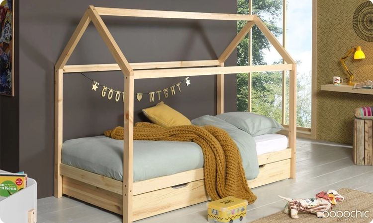 La taille parfaite pour un lit enfant : misez sur un lit enfant avec des rangements intégrés