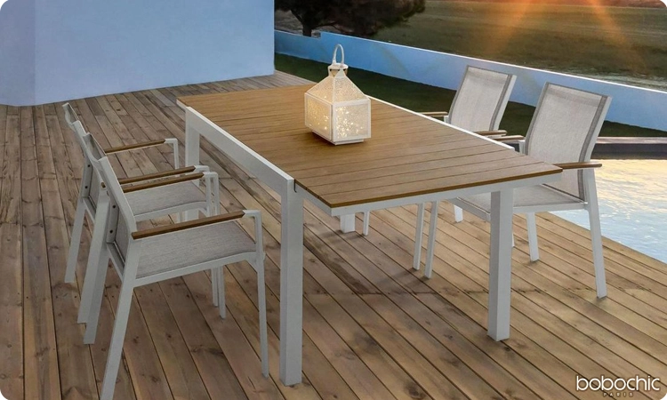 Créez-vous un espace repas et cosy avec les tables de jardin BOBOCHIC