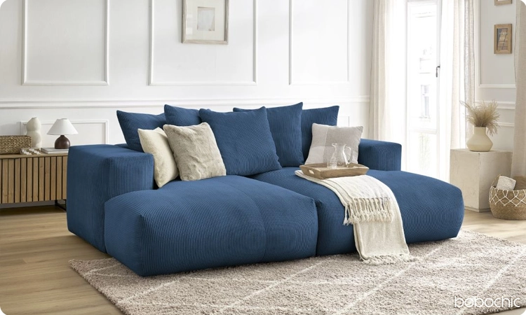 Le tissu du canapé peut faire une grande différence dans son confort