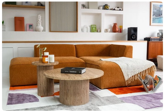 Quelle table basse avec un canapé d’angle ?