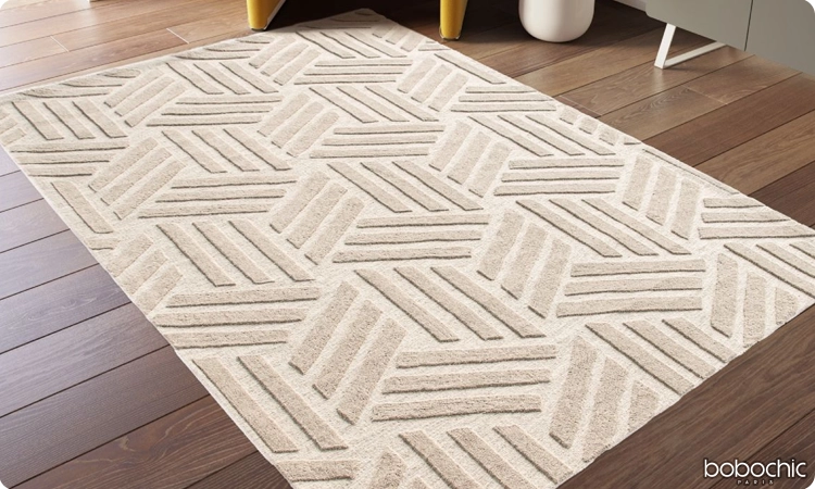 Le tapis à motifs géométrique est un must have pour tous les intérieurs