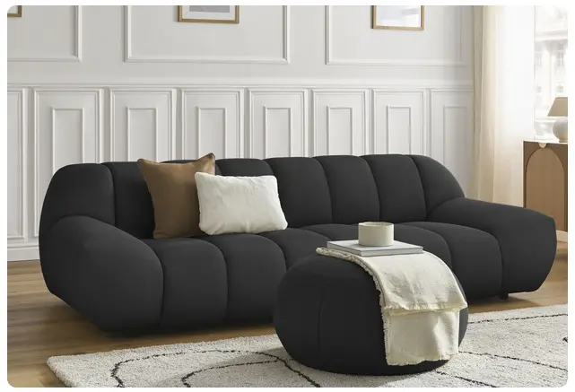 Quelle couleur de canapé se salit le moins ?