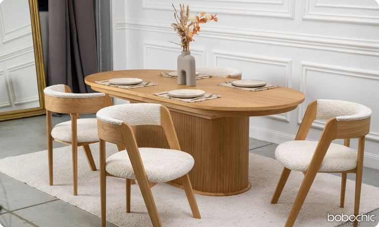 L'association chaises et table à manger peut transformer l'ambiance de votre intérieur
