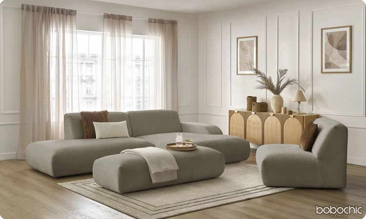 Le canapé modulable, un canapé qui vous permettra de facilement décorer et sublimer votre salon en longueur