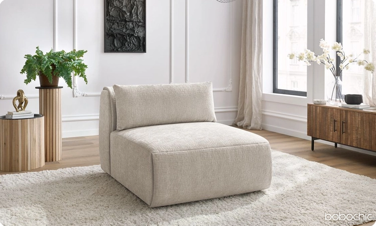 La chauffeuse 1 place peut parfaitement se muer en un fauteuil de grand confort