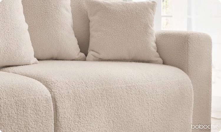 Le tissu bouclette, le style cocooning par excellence