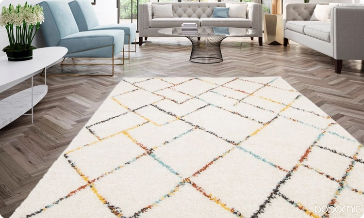 Complétez votre salon cocooning avec le tapis idéal : le tapis à poils longs