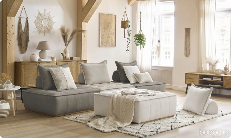 Adaptez facilement le canapé modulable à vos besoins