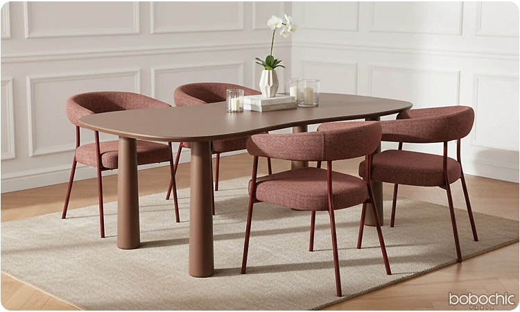 Faites en sorte de créer un espace chaleureux et convivial avec une table de Noël