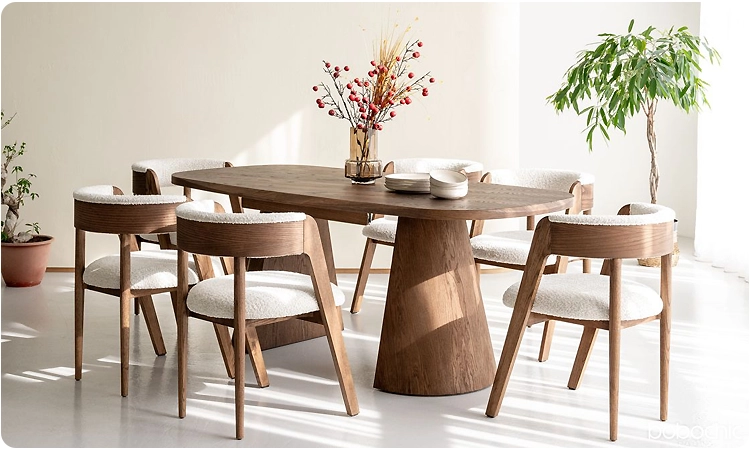 La table à manger extensible peut facilement s'adapter à vos besoins