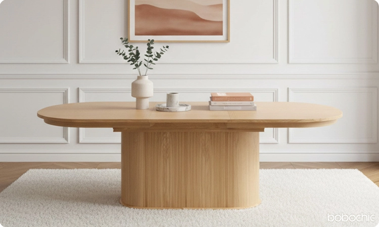 Osez la table à manger extensible et simplifiez la vie