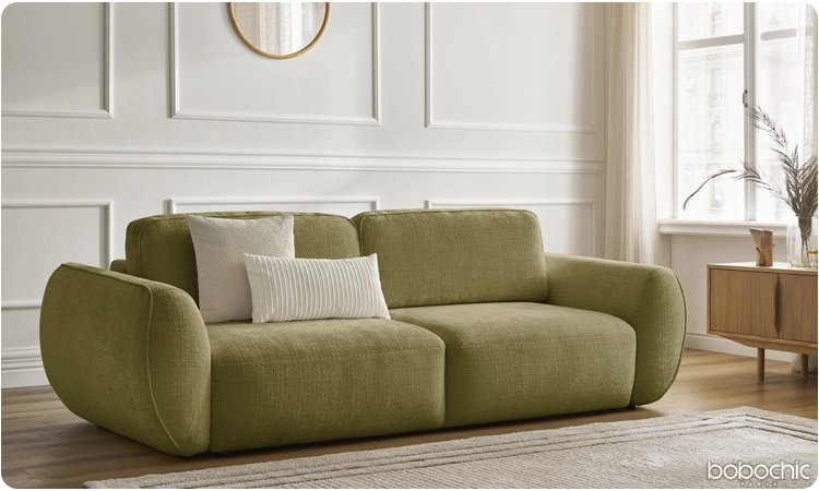 Une teinte unique et un style plein de charme, osez le canapé vert d'eau