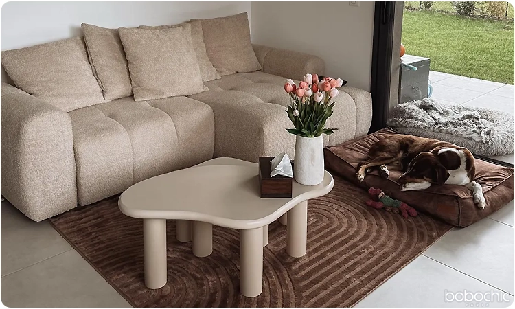 Créez-vous un intérieur cocooning en toute simplicité avec un canapé bouclette