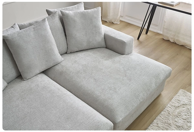 Canapé assise profonde : avantages & inconvénients