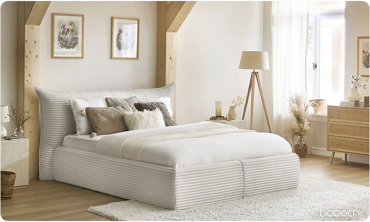 Apportez style, élégance et douceur avec un lit coffre en velours