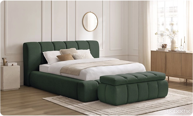 Un lit coffre en tissu, un gage de qualité et de douceur pour votre chambre