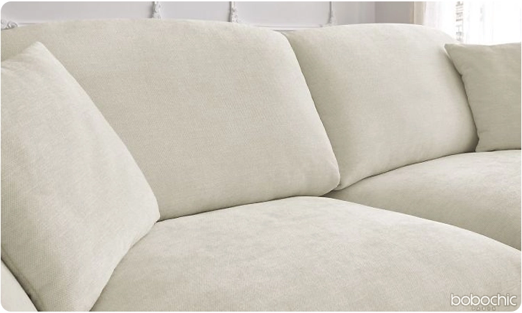 Tissu classique / Tissu lisse blanc