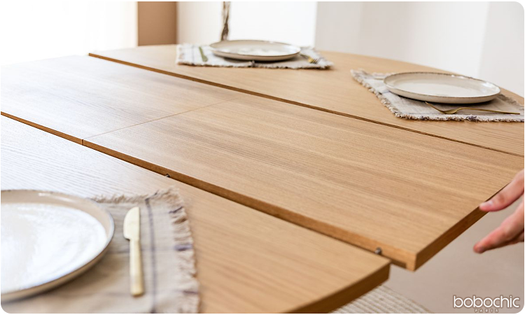 Quelle taille de table ronde extensible choisir selon le nombre de convives ?