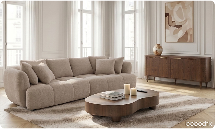 Quelles couleurs associer avec un canapé beige ?